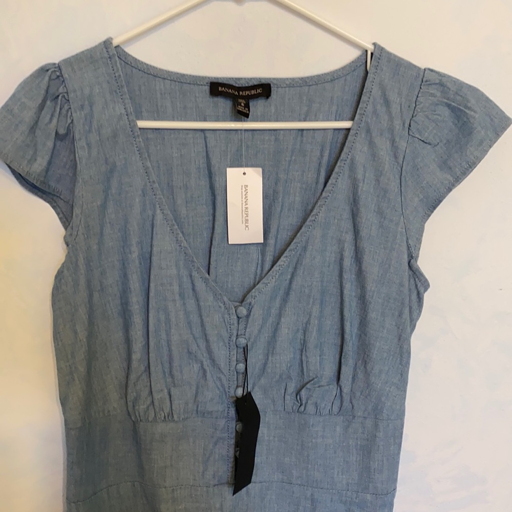 Banana Republic Blue Dress 6T Tall